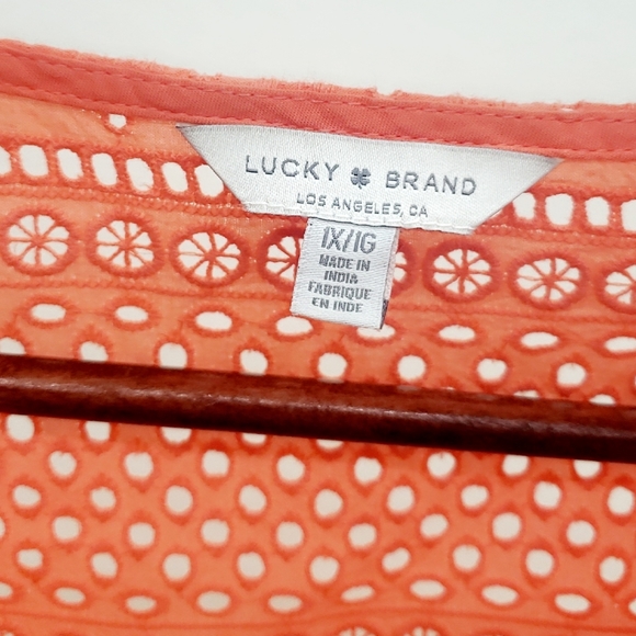 🎉HP🎉 Lucky Brand Women's Eyelet Tank Top - Picture 4 of 4